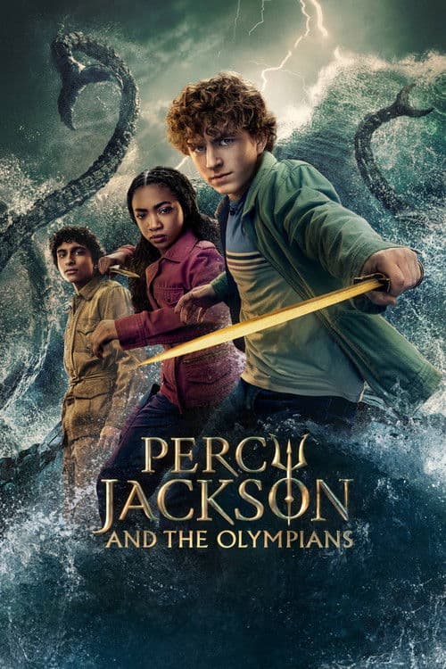 Percy Jackson and the Olympians TV series poster - streaming on Disney+