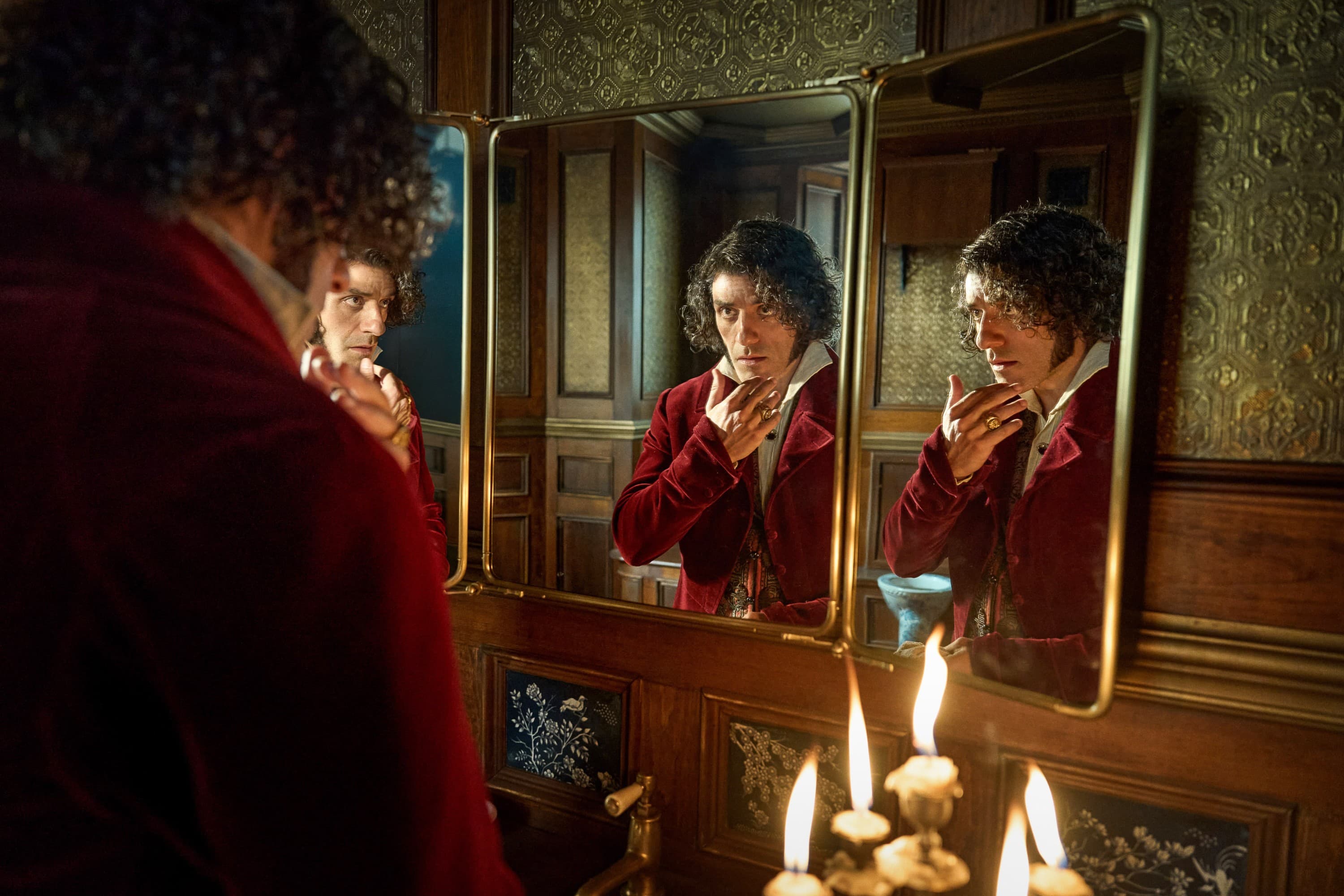 Oscar Isaac On ‘In The Hand Of Dante’, ‘King Hamlet’ And The “Beautiful Symbolism” Of ‘Frankenstein’: “It’s About Generational Trauma”