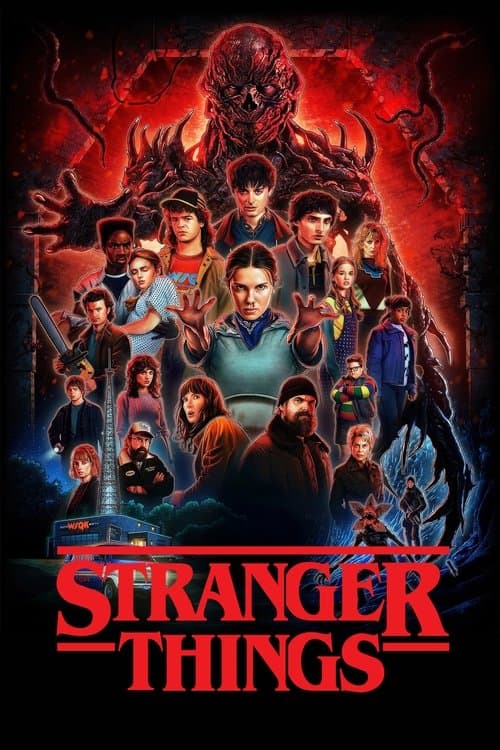 Stranger Things TV series poster - streaming on Netflix