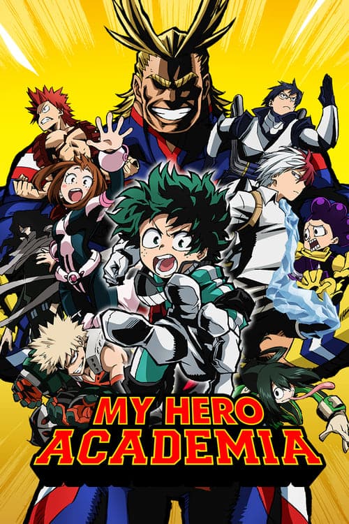 My Hero Academia TV series poster - streaming on Netflix
